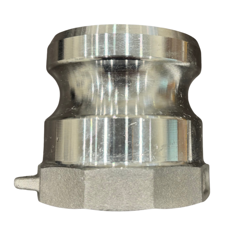 1.25″ Aluminum Camlock Type A – Male Adapter × Female Thread