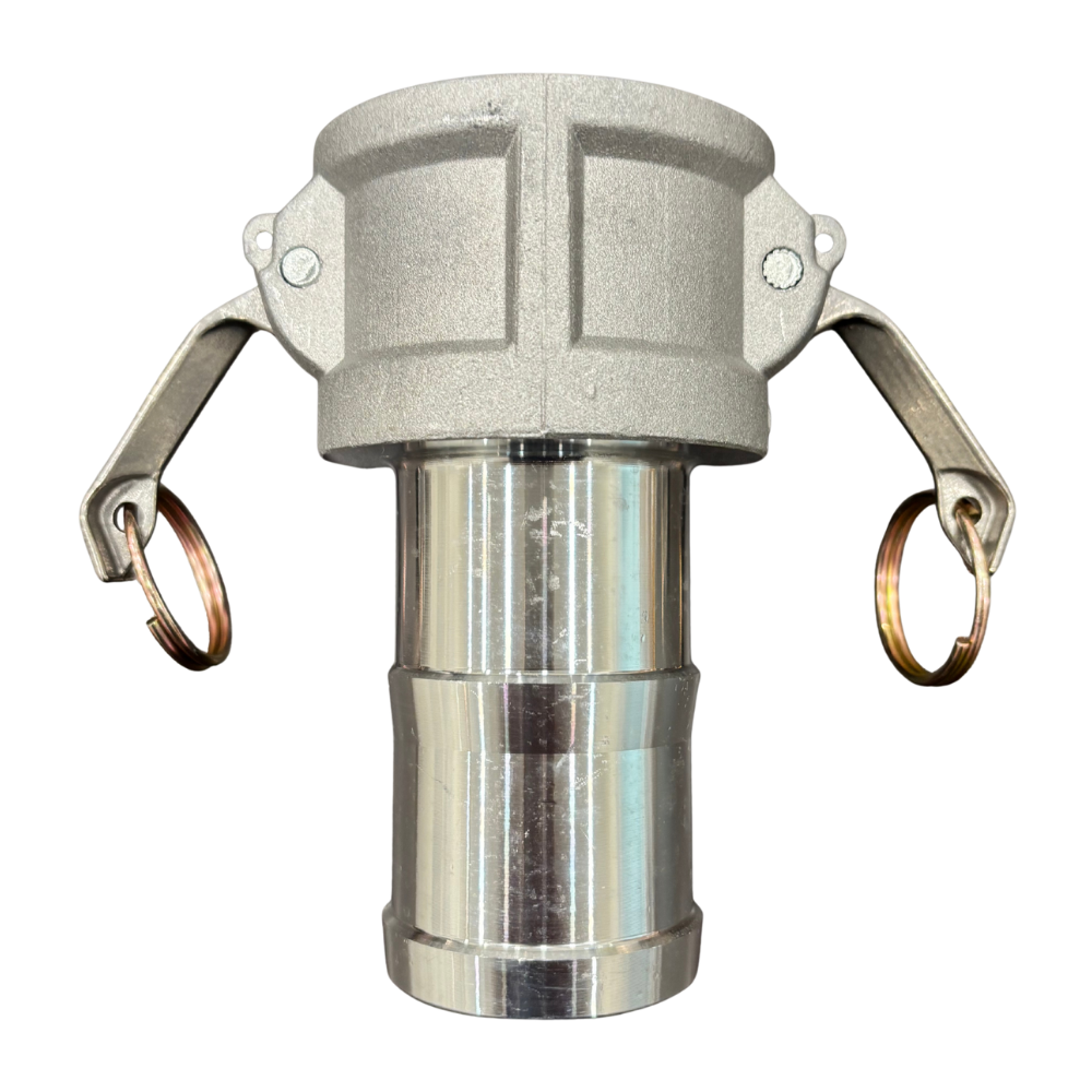 1.25″ Aluminum Camlock Type C – Female Coupler × Hose Shank