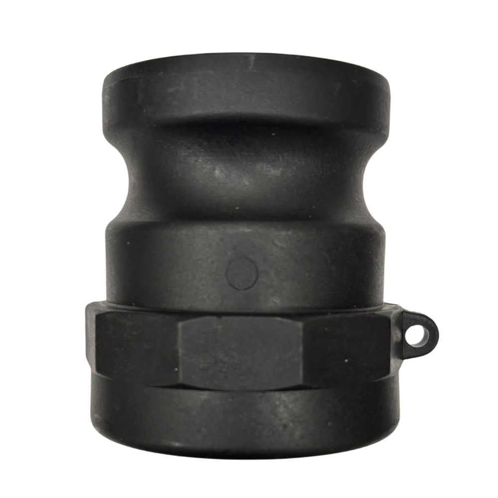 1″ Polypropylene Camlock Type A – Male Adapter × Female Thread