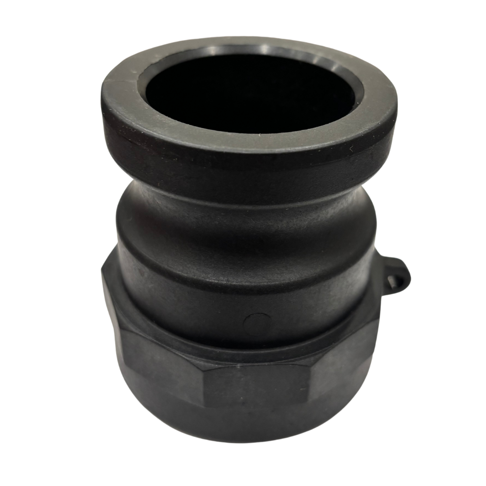 1″ Polypropylene Camlock Type A – Male Adapter × Female Thread