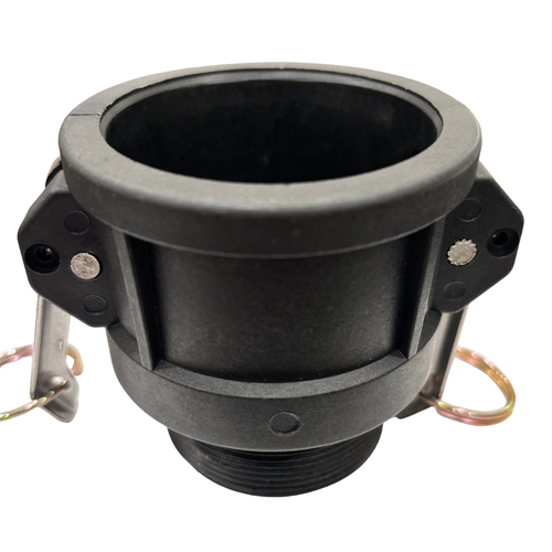 1.25″ Polypropylene Camlock Type B – Female Coupler × Male Thread