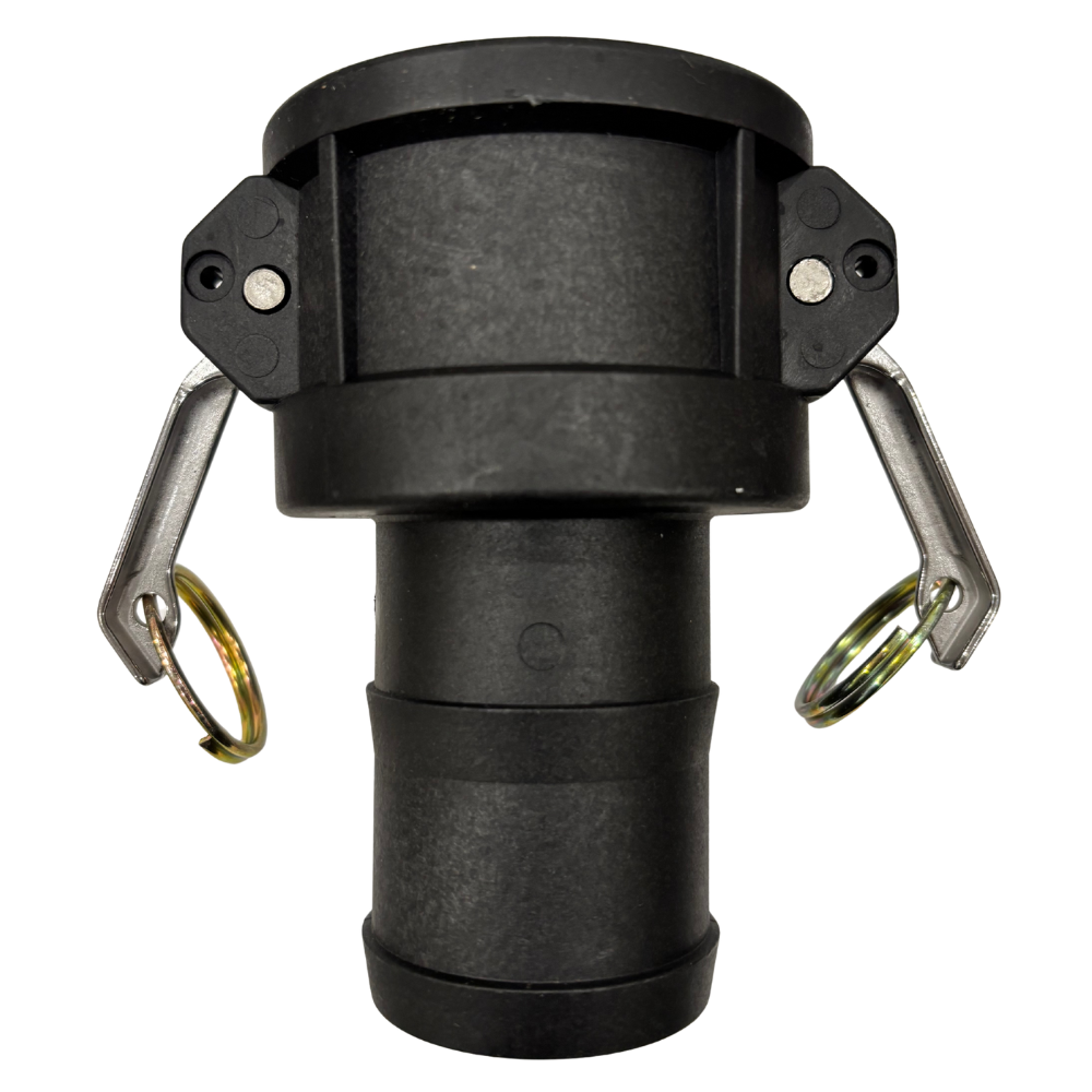 1.25″ Polypropylene Camlock Type C – Female Coupler × Hose Shank