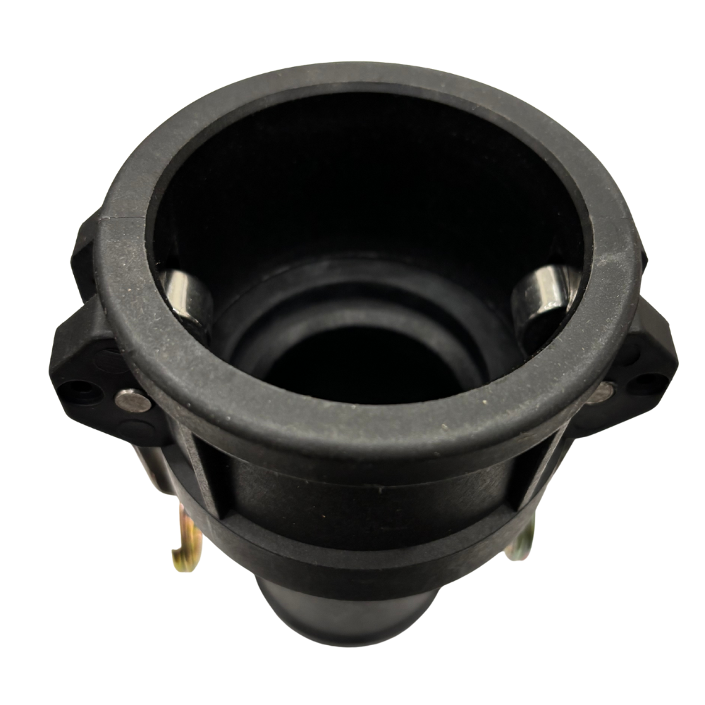 1.25″ Polypropylene Camlock Type C – Female Coupler × Hose Shank