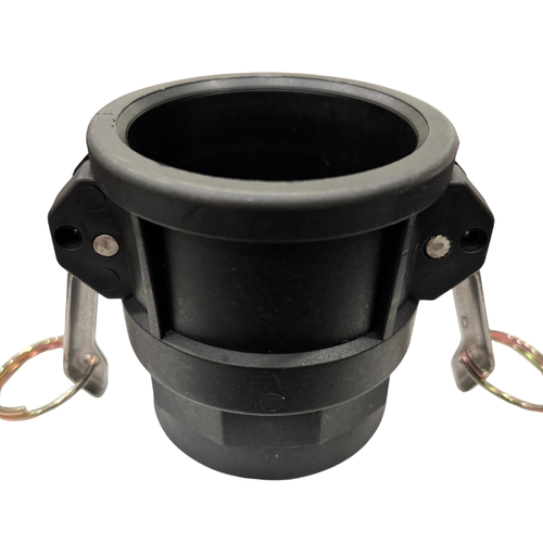1.25″ Poly Camlock Type D – Female Coupler × Female Thread