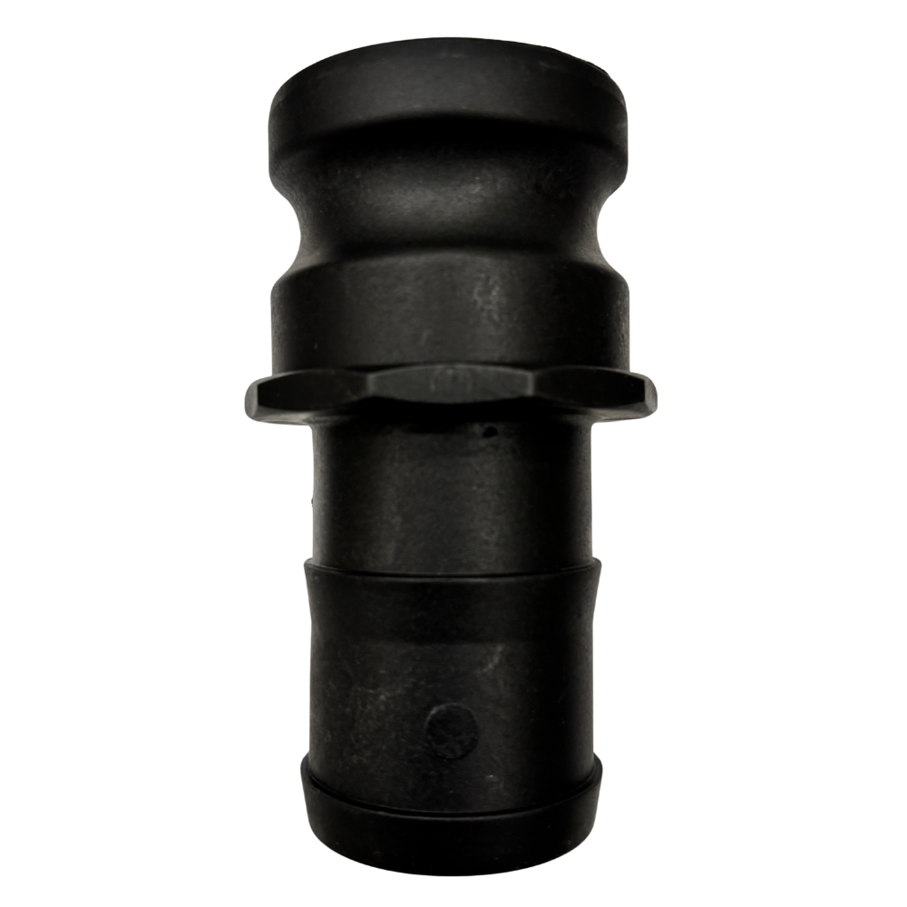 1.25″ Polypropylene Camlock Type E – Male Adapter × Hose Shank
