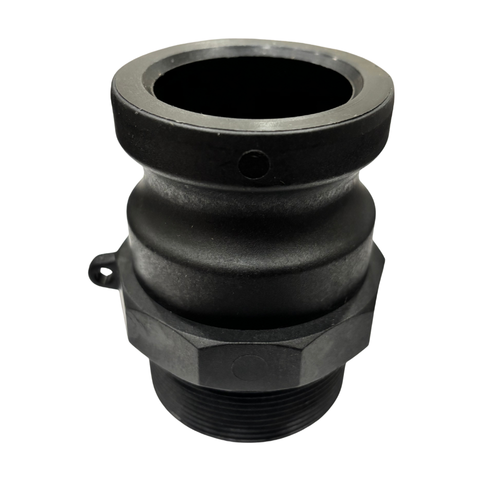 1.25″ Poly Camlock Type F – Male Adapter × Male Thread