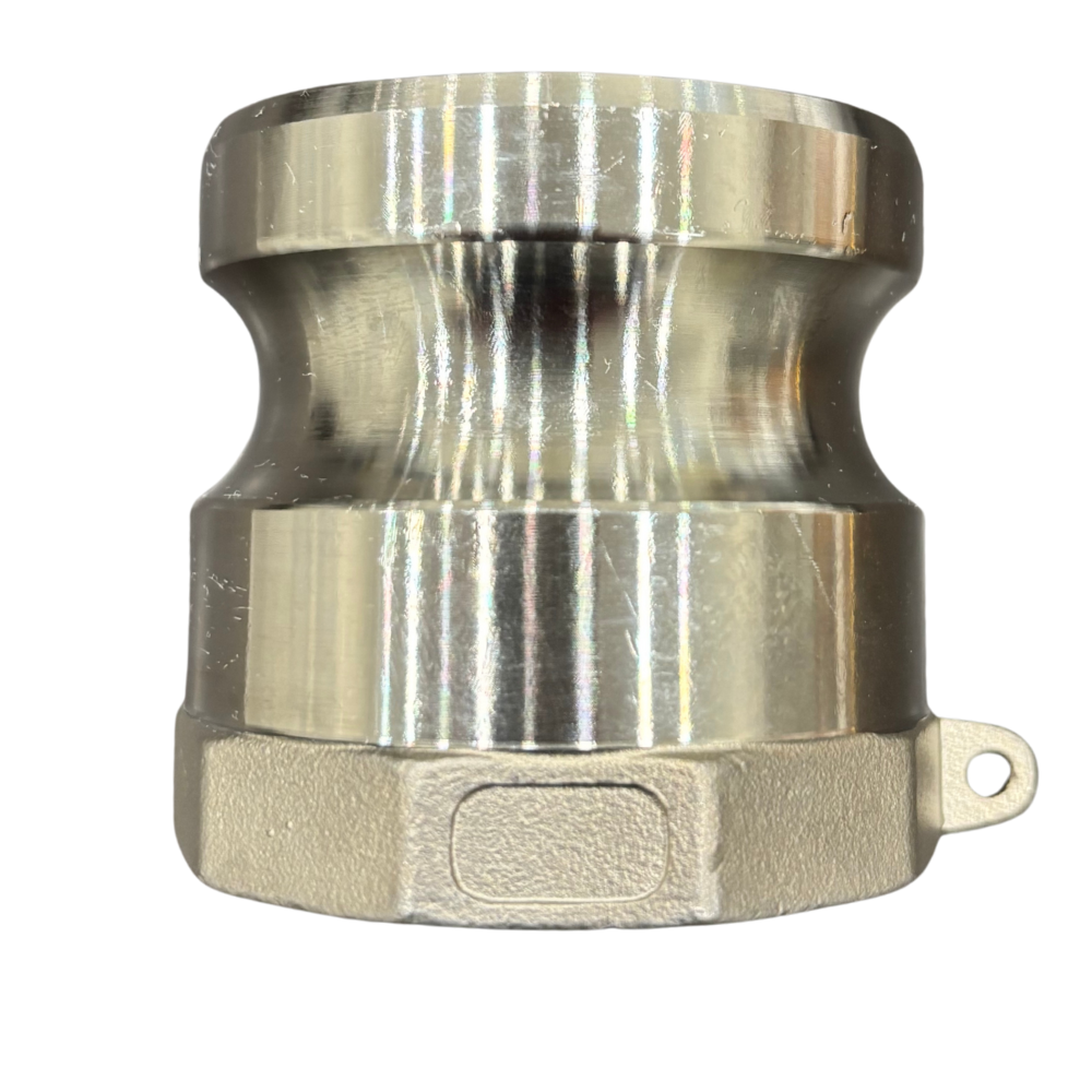 1″ Stainless Steel 316 Camlock Type A – Male Adapter × Female Thread